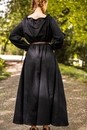 Robe ample Adélaïde NOIRE manches longues