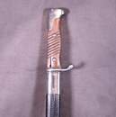 Baionette modèle type 1898, 1er Type, pour Mauser. Fabriquant: C.G.HAENEL