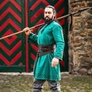 Tunique viking Borr Verte brodée