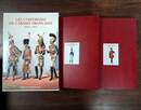 OUVRAGE RELIÉ CUIR. Les uniformes de l'Armée Française 1439-1815, 2 tomes, 1 seul coffret. A De Marbot, Éditions Quatuor. 8/50