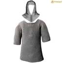 Camail et haubergeon galva maille butée - 10 mm -