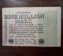 Lot de 19 billets allemands de 1910 à 1937 dont billet de 1 Million de marks!