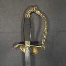 Épée au motif de combat de cavaliers. Combat Guindey/Louis de Prusse à Saafeld?