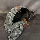 Casque viking Rus avec maille et garnirure intérieure cuir amovible. Un seul exemplaire à vendre.