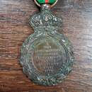 Médaille de Sainte-Hélène - Pièce originale avec ruban ancien - Exemplaire 1. 