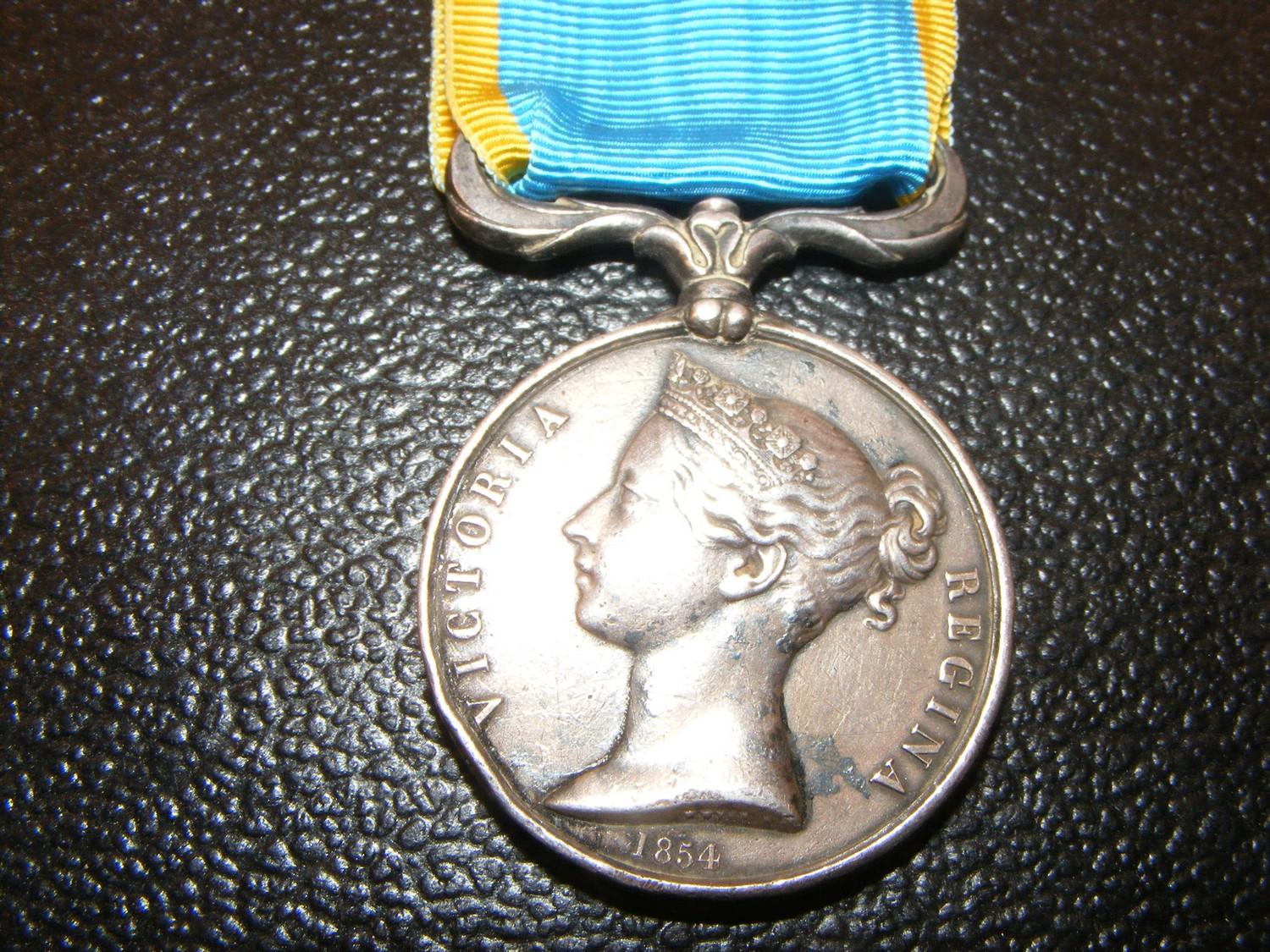 tissage récent 14 cm Ruban de la médaille de Crimée 1854 