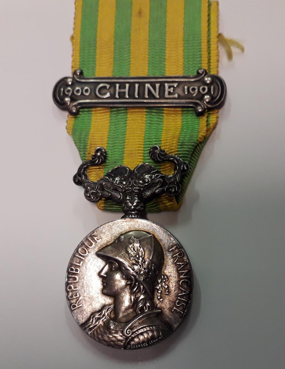 Gravure 1889 Médaille commémorative de la Guerre du Chili contre le Pérou 