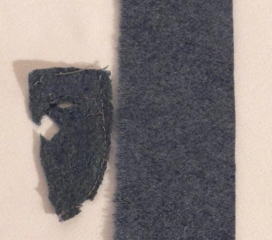 Bleu horizon - Drap de laine en 150 cm - Le mètre - Fabrication allemande