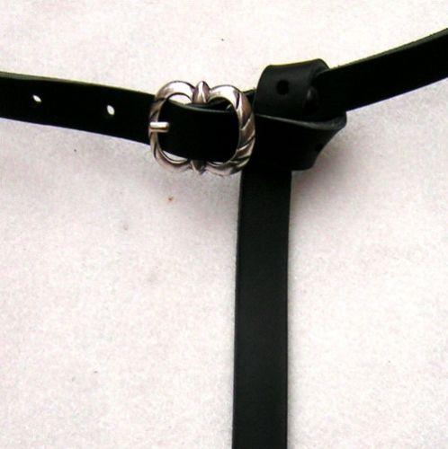 Ceinture médiévale fine cuir 1,5 cm