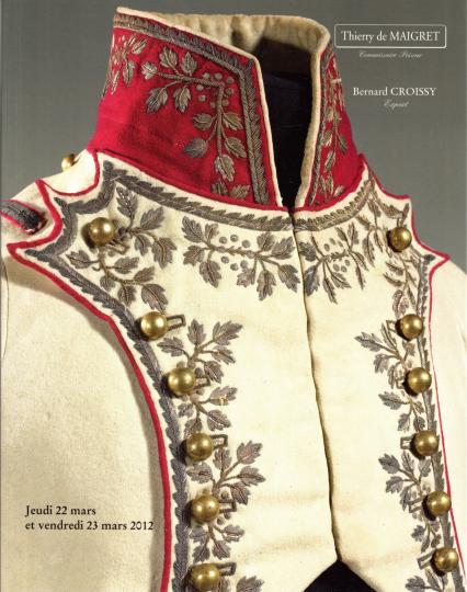 Catalogue de la vente Thierry de Maigret des 22 et 23 mars 2012 , Bernard Croissy expert - 