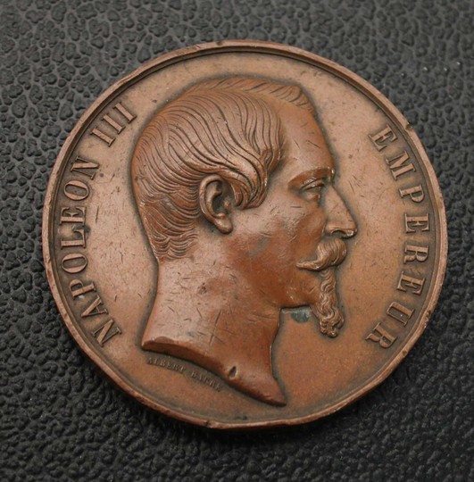 2e Empire - Exposition universelle de 1855 - Médaille attribuée