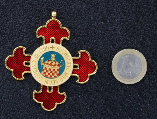 Espagne - Ordre d'Alfonse X le sage - Décoration militaire - Copie uniface