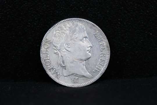 5 francs (écu) Napoléon Ier tête laurée - Argent- Lyon (D) 1811 - Empire français 