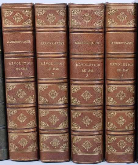 Garnier Pages. Revolution de 1848. 8 tomes en 4 volumes. Pagnerre Éditeur 1866