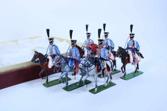 Coffret Lucotte - 1er Régiment de hussard - 6 cavaliers