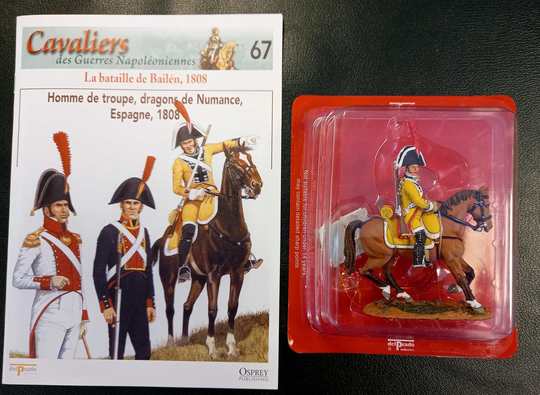 Cavaliers de l'Empire No 1 à 80 - Figurines  Del Prado - L'unité -Sous blister avec fascicule!