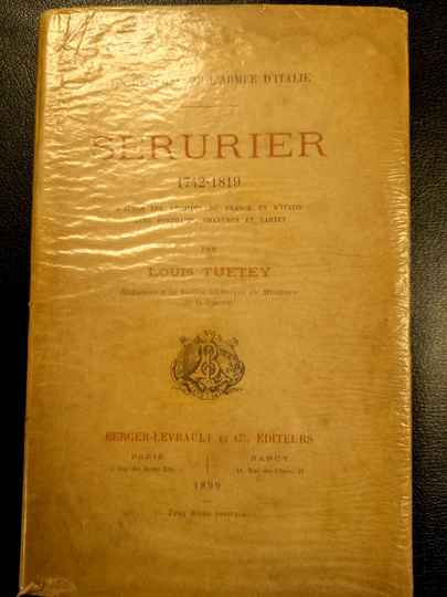 Serurier 1742-1819, par Louis Tuetey