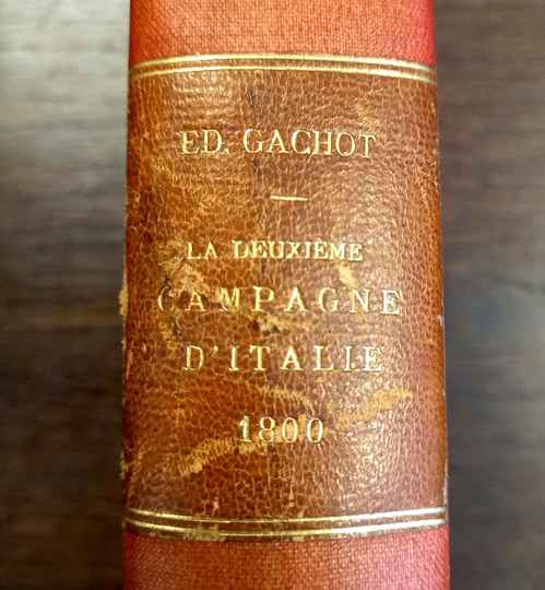Gachot- La deuxième campagne d'Italie - 1800 