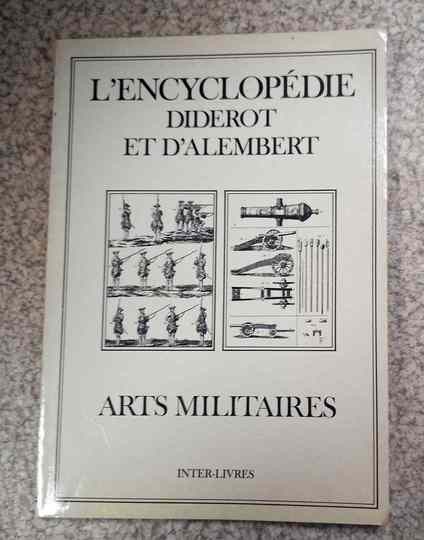 Encyclopédie Diderot et d'Alembert arts militaires