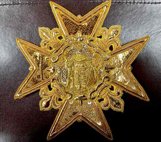 France : Ordre de Saint-Louis, plaque de grand croix, or, type 1