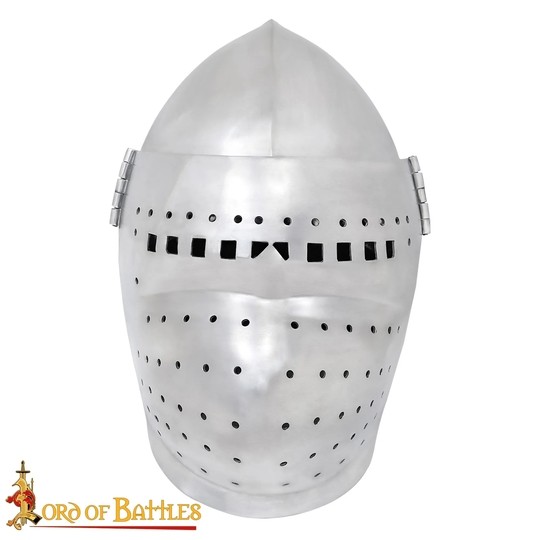 Bascinet à visière bombée - XIVe siècle -