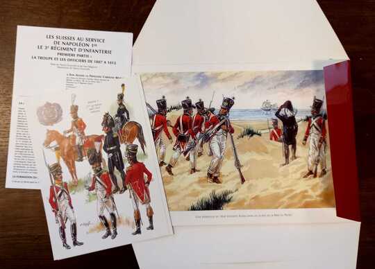 Les Suisses au service de Napoléon 1er- 3 eme reg d'infanterie. Première partie: la Troupe et les Officiers de1807 à 1812