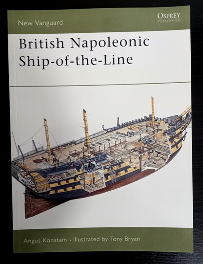 British Napoleonic Ship-of-the-Line (New Vanguard, 42). En anglais. Le vaisseau de ligne anglais durant l'empire