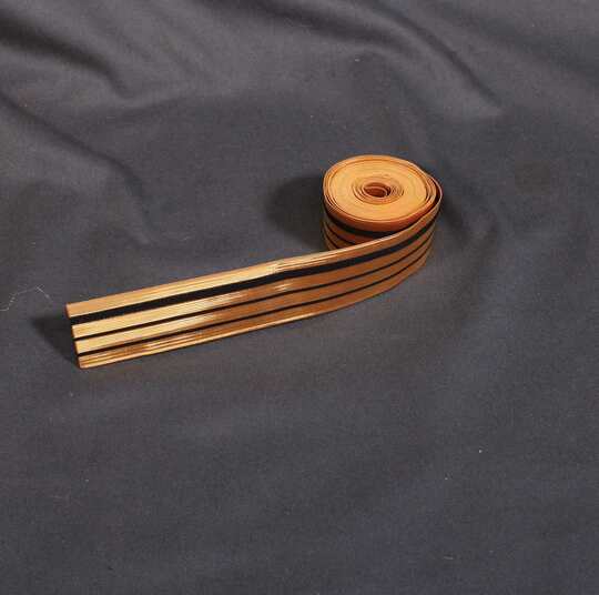 Galon Bride pour Commandant Or - 34 mm - Fab. Française ancienne - Prix au mètre