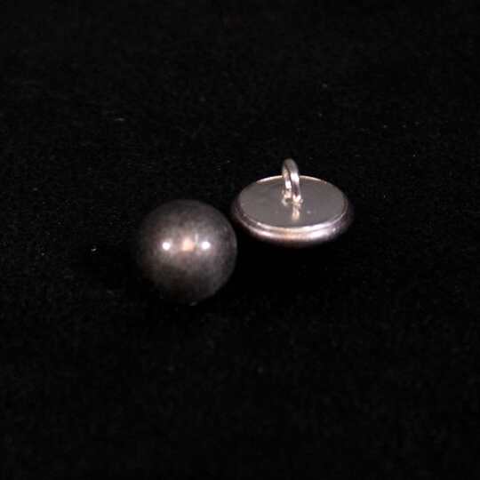 Boutons demi-boule aspect étain - Pour hussards de la mort - Fab française- L'unité
