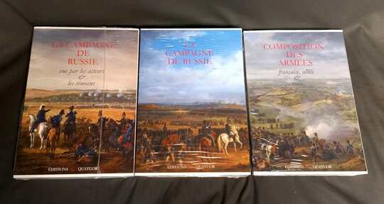 La campagne de Russie, trois tomes. ÉTAT NEUF. STOCK TRES LIMITÉ