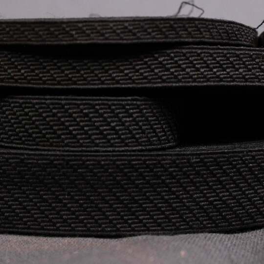 Galon hussard ou soubise écrêté Noir en Laine - 6, 10, 14 et 22mm - Fab. Française ancienne - Prix au mètre -