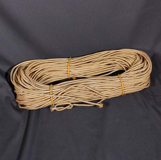 Cordon rond or 6 mm métalloplastique - Fab. Française ancienne - Le mètre -