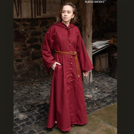 Manteau en laine Tuala - Fermeture boutons