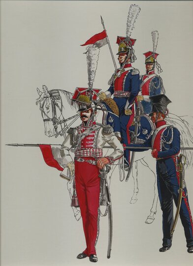 Les uniformes des guerres napoleoniennes, Éditions Quatuor. Tome 2 vendu avec le coffret. 