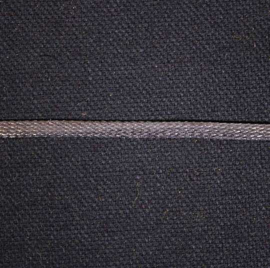 Tresse plate fine Argent - 2 mm - Fab. Française ancienne - Au mètre ou au rouleau de 230m 