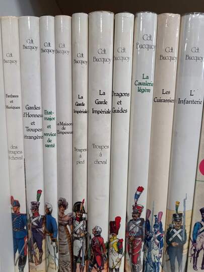 10 volumes Bucquoy : les uniformes du Premier Empire