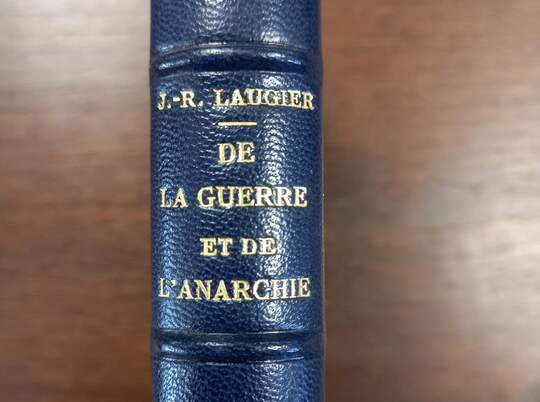 De la guerre et de l'anarchie. ANCIEN PRIX: 210 €