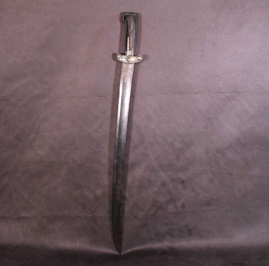Dague de vènerie XVIII ème, garnitures en argent.