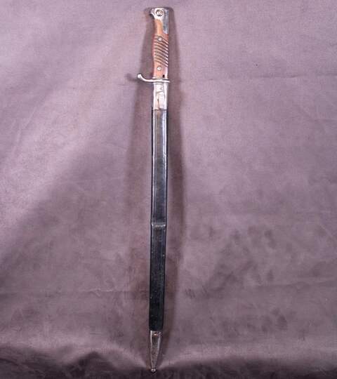 Baionette modèle type 1898, 1er Type, pour Mauser. Fabriquant: C.G.HAENEL