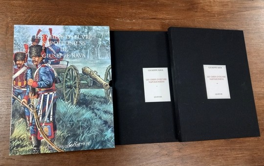 Les chefs d’œuvre napoléoniens de Giuseppe Rava. Éditions Quatuor. 2 tomes sous coffret. Ouvrage absolument neuf.