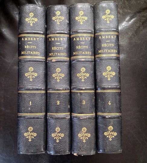 Récits militaires. Gaulois et Germains. Par le général  Ambert (Guerre de 1870 et revolution de 1871). 4 tomes
