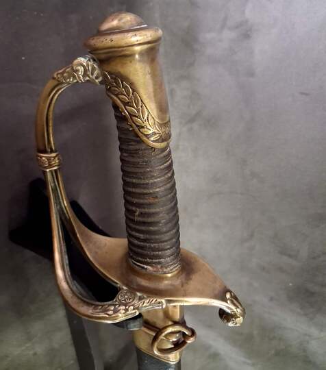 Sabre d'officier d'infanterie, ligne ou garde nationale, MODELE 1821. Avec fourreau