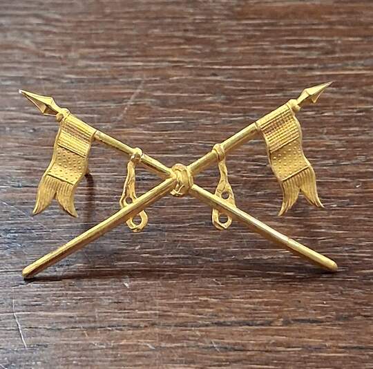 Pré ou début Grande Guerre- BELGIQUE- Insignes d'officier de lancier- Neufs de stock