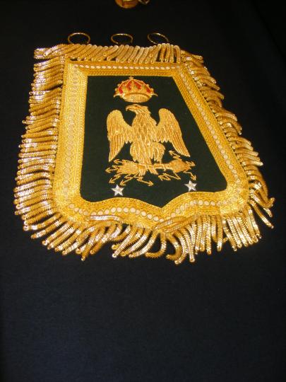 Sabretache de grande tenue de général de brigade de cavalerie légère - 2ème version